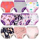 BIG ELEPHANT Baby Potty Training Pants Underwear for Girl's - 100% Cotton, 4T