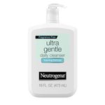 Neutrogena Ultra Gentle Daily Facial Cleanser For Sensitive Skin, Oil-Free, Soap-Free, Hypoallergenic & Non-Comedogenic Foaming Face Wash To Remove Dirt, Makeup & Impurities, 16 Fl. Oz Pack Of 1