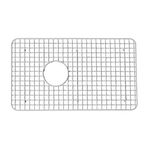 Rohl WSG6307WH 26-1/4-Inch by 15-1/4-Inch Wire Sink Grid for 6307 Kitchen Sinks in White Abcite Vinyl