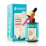 Pilgrim 25% AHA + 2% BHA + 5% PHA Peeling Solution 30ml For Face & Body |10-Minute Facial At Home|Gentle Exfoliating Serum for Tan Removal |For Glowing Skin, Even Skin Tone, Pore Cleansing |Men, Women
