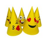 Festi Duck Smiley and Funny Eye Birthday Party Caps - Pack of 10