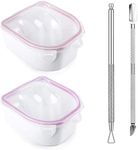 Nail Soaking Bowl, 2PCS Soak Off Ge