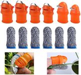 E-TING 12 Pcs Gardening Silicone Thumb Knife Harvesting Tool Finger Plant Fruit Picking Knives Separator Garden Tool