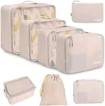 BAGAIL 8 Set Packing Cubes Luggage 