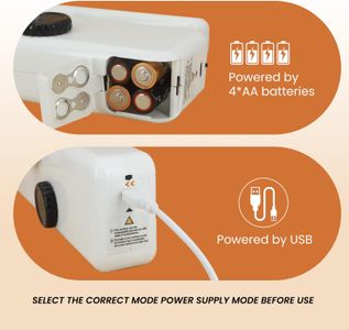Mini Handheld Electric Sewing Machine – Portable, Fast Stitch, White