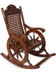 UA URBAN ART Wooden Rocking Chair/Relax Chair for Adults for Home Livingroom Bedroom