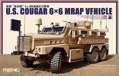 Meng 1:35 Scale US Cougar 6 x 6 MRAP Vehicle Model Kit (Multi-Colour)