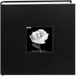 Pioneer Photo Albums 200 Pocket Sewn Leatherette Frame Cover Photo Album, 4 by 6-Inch, Black