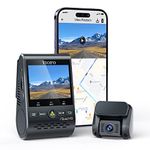 VIOFO Dual Dash Cam 2K 1440P 60fps +1080P 30fps Front and Rear Dash Camera with Wi-Fi GPS, Parking Mode, Emergency Recording, Super Capacitor, Motion Detection (A129 Plus Duo)