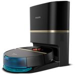 Philips HomeRun 7000 Series Robot Vacuum and Mop – Ultra-Strong 5000 Pa Suction, Auto-Empty Station, Vibrating Mop, 180 min Runtime, Smart App Control (XU7100/01)