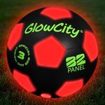 GlowCity Light Up LED Soccer Ball f