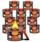 Luminar Chafing Fuel Cans - Food Warming Wick Candle Burners for Buffet es (12, 4 Hour)