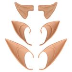 Lusofie Cosplay Fairy Pixie Elf Ears - Soft Pointed Up Costume Masquerade Accessories Tips Anime Party Dress for Halloween Christmas Halloween Costume Accessories