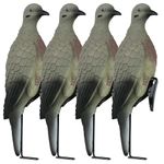 Lucky Duck Clip on Dove Decoys with Stake, 4 Count