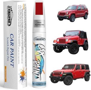 FIXEZPRO Flame Red(PR4/TR4) Touch Up Paint for Jeep, Car Paint Scratch Repair Remover Pen Color Exact Match, Quick and Easy Fix Automotive Chips and Nicks Scuff