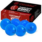 ONEGlobal Premium Windball Soft Cricket Balls | Durable, Soft Wind Balls with True Bounce and Swing | Ideal for Outdoor and Indoor Practice, Coaching and Family Fun (6-BLUE, SENIOR)