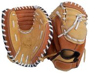 GDON Softball and Basebal Catcher Leather Left Hand Glove Mitts