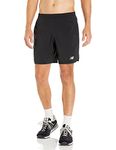 New Balance Men's Accelerate 7 Inch Short 22, Black, Large