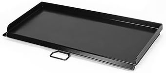 Utheer 37" x 17" Ceramic Nonstick Cast Iron Griddle for Camp Chef 3 Burner Stove, Fits GB90D TB90 SPG90B CCH3, Large Flat Top Camping Griddle, Oven-Safe to 500°F,Rust-Resistant Camp Chef Accessory