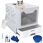 Cat Litter Box Large Pan - Foldable