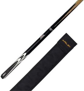 Riley Ronnie O'Sullivan 2 Piece North American Ash Snooker & Pool Cue - 145cm - 9.5mm tip with Soft Cue Case