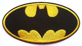 Fat-cat-Copy-catz Batman Dark Knight Iron on Sew on Embroidered Patch Badge Applique Motif