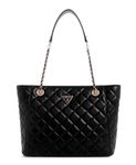 GUESS Women's Tali Elite Tote, Shoulder Bag, Black, One Size