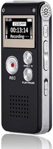 Glaais 16GB Voice Activated Recorder, HD Audio Recorder – Ideal for Business Meetings, Student Lectures, Interviews & Notes