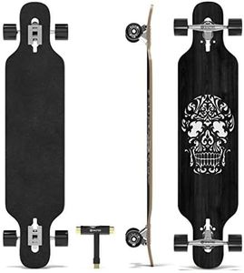 Skatro Drop Through Longboard Freeride – Incluye herramienta en T