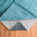RUGPADUSA FR14-810 Basics 1/4 inch Felt + Rubber Non-Slip Rug Pad, Protection for Hardwood Floors and Hard Surfaces, 8'x10', Black