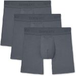 Tommy John Men's Second Skin 6" Boxer Briefs – No Ride-Up, Soft, Breathable, Quick-Dry Mesh Underwear for Daily Wear - Turbulence - XX-Large