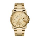 Diesel Master Chief Stainless Steel Three-Hand Analog Men's Watch, Color: Gold (Model: DZ1952)