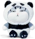 PixieCrush Panda Plush Cat Toy for Kids - Small Textile Stuffed Animals Panda & Kitty Combination - Stuffed Pet Plush Toy - Plushy Stuff for Cute Girls - Multicolor Plushies Pack of 1