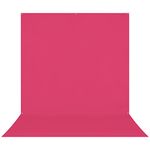 Westcott X-Drop Pro Wrinkle-Resistant 8' x 13' (2.44 x 3.96m) Sweep Backdrop for Full-Body Photos & Group Portraits, Video Interviews & Photo Booths - Portable and Travel Friendly (Dark Pink)