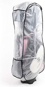 Cheng Yi Golf Bag Rain Cover,Waterproof PVC Clear Rain Cover for Golf Bag,Golf Bag Rain Protection Cover with Hood for Golf Push Carts.Anti UV,Anti-Static,All Weather Protection CYFC1374