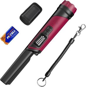 DR.ÖTEK Pinpointer Detector de Metales de Mano, IP68 Totalmente Impermeable Pinpointer de Mano con Pantalla LCD Novedosa Función de Cancelación de Interferencias, Alta Sensibilidad, 3 Modos de Alerta
