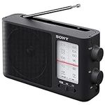 Sony ICF506 Analog Tuning Portable FM/AM Radio with Battery/AC Power