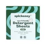 Spickeasy 3-in-1 Eco Laundry Detergent Sheets | Detergent + Fabric Softener + Water Softener | Dissolves Completely | 30 Sheets | Top Load Front Load Hand Wash
