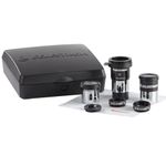 Celestron 94307 AstroMaster 8-piece Eyepiece & Filter Accessory Kit - includes two 1.25” Eyepieces, 2x Barlow Lens, Three Filters, Cleaning Cloth and Hard Case, Black