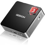 GEEKOM [High-Speed DDR5] Air12 Mini PC, with Intel 12th Gen N150 Desktop Computer (Beat N100, Up to 3.6GHz) 16GB DDR5 RAM+512GB NVMe SSD, 4K@60Hz Triple Display/WiFi 6/BT 5.2/Gigabit LAN, VESA