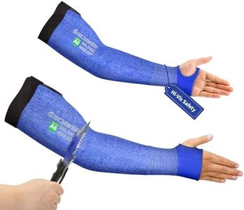 Schwer AIR-SKIN ANSI A6 Cut Resistant Arm Sleeves for Men & Women S902, 22in Arm Protectors for High Risk Work, UPF50+ UV Protection Cooling Gardening Sleeves for Farming, Lightweight, Breathable