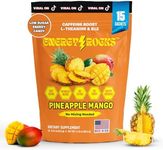Candy Crystals Energy Packets, Energy Booster, Pre-Workout Energy Packets, No Water Needed, Supports Focus, Mood, and Clarity (15 Sachets, Pineapple Mango)
