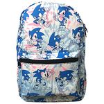 Sonic the Hedgehog Tie Dye Backpack, fits A4 with internal padded laptop/tablet pouch