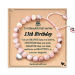 FYUKISS Birthday Gifts for Girls, 13 Year Old Girl Gift Ideas, Sweet 13 Birthday Bracelet Decorations Gifts for Sister Daughter Granddaughter