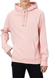 Amazon Essentials Men's Hooded Fleece Sweatshirt (Available in Big & Tall), Pink, Large