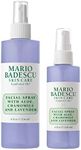 Mario Badescu Facial Spray with Aloe, Chamomile and Lavender for All Skin Types | Face Mist that Hydrates and Restores Balance & Brightness | 8 FL OZ & 4 FL OZ Combo