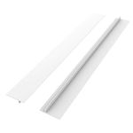 LUVODI 25" Silicone Stove Counter Gap Cover Spill Bits Guard Seal Oven Gap Filler Flexible Heat-Resistant Easy Clean and Trim for Kitchen Cooker Work Surface, 2 Pack