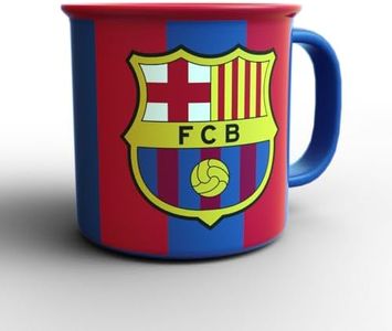 Taza Barça Vintage Bandera Escudo. Producto Oficial.