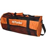 Hiturbo Mesh Duffel Bag: Diving Duffels Luggage - Travel Dive Bags - Beach Gear for Scuba Surfing Snorkeling - Orange