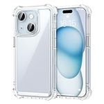 WOLLONY for iPhone 15 Plus Clear Ca
